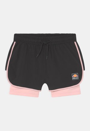 MAYLIA SHORT UNISEX - kurze Sporthose - black/white/light pink