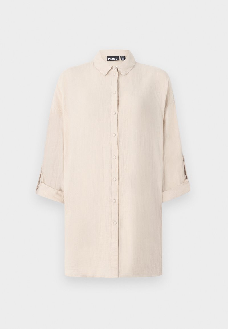 Pieces Overhemdblouse crème Pieces Overhemdblouse crème