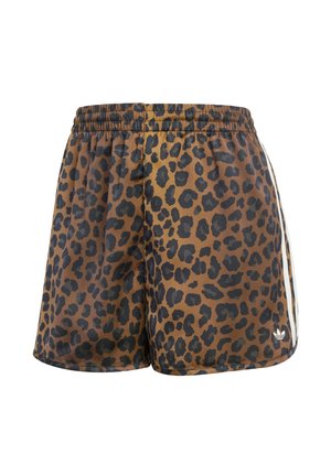 adidas Originals WIDE LEG LEO PRINT SATIN - Shorts - multicolor bronze strata