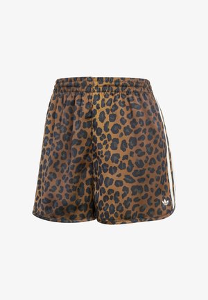 adidas Originals WIDE LEG LEO PRINT SATIN - Šortky - multicolor bronze strata