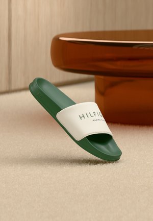 Tommy Hilfiger POOL SLIDE - Badslippers - ivory petal