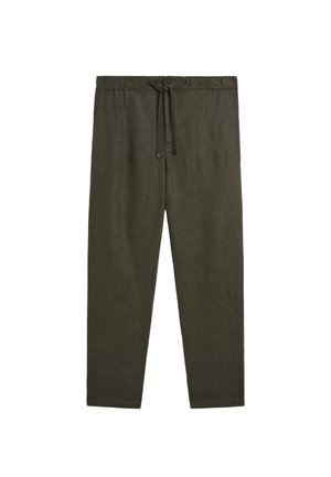 Massimo Dutti JOGGER FIT - Stoffhose - dark green