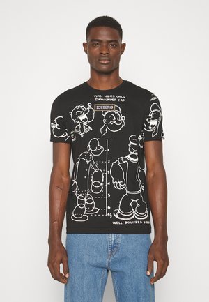 T-shirt con stampa - nero
