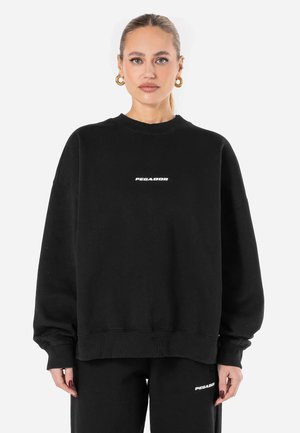 SELA OVERSIZED - Sweatshirt - washed black/white