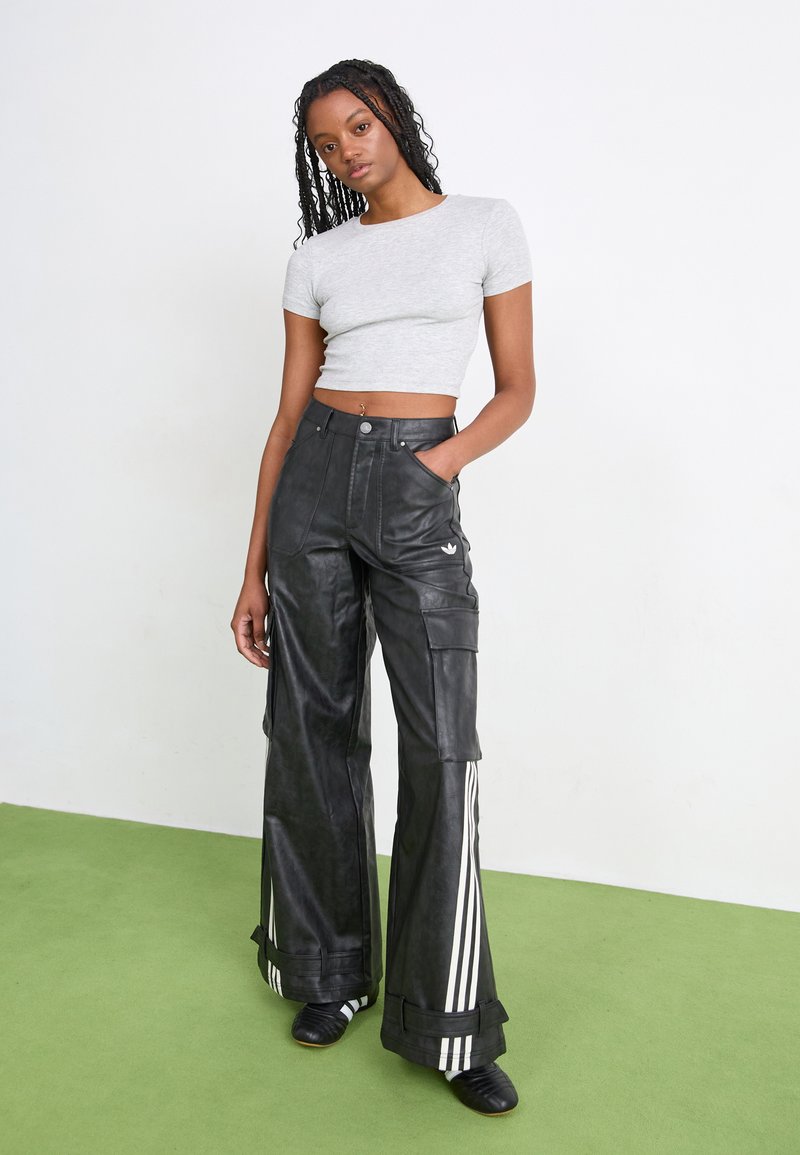 Pantalon de toile - high waist - wide leg - à carreaux | Votre wishlist sur