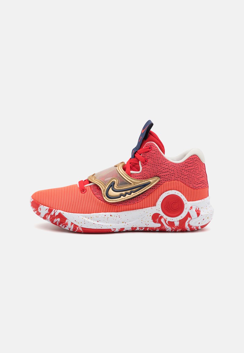Nike Performance KD TREY 5 X - Krepšinio batai - university red/metallic gold/raudona - Zalando.lt
