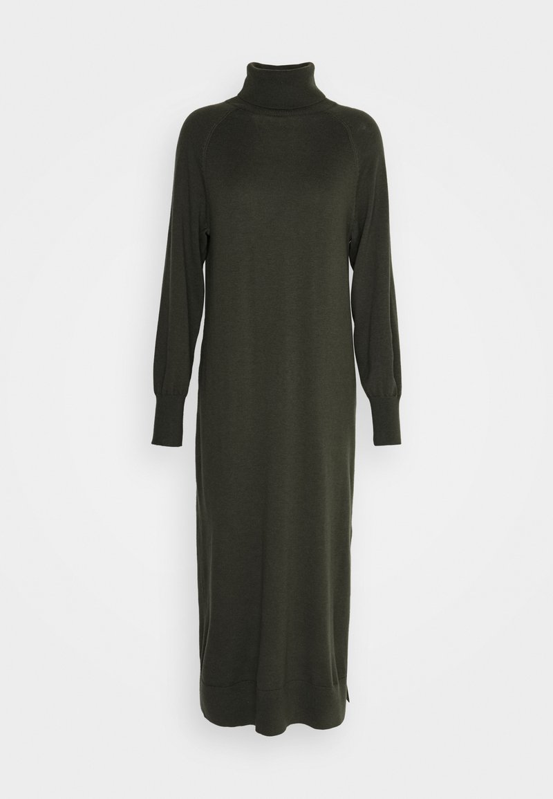 Ecoalf Gebreide jurk donkergroen Ecoalf Gebreide jurk donkergroen