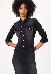 LIU JO ABITO LUNGO - Robe en jean - black denim