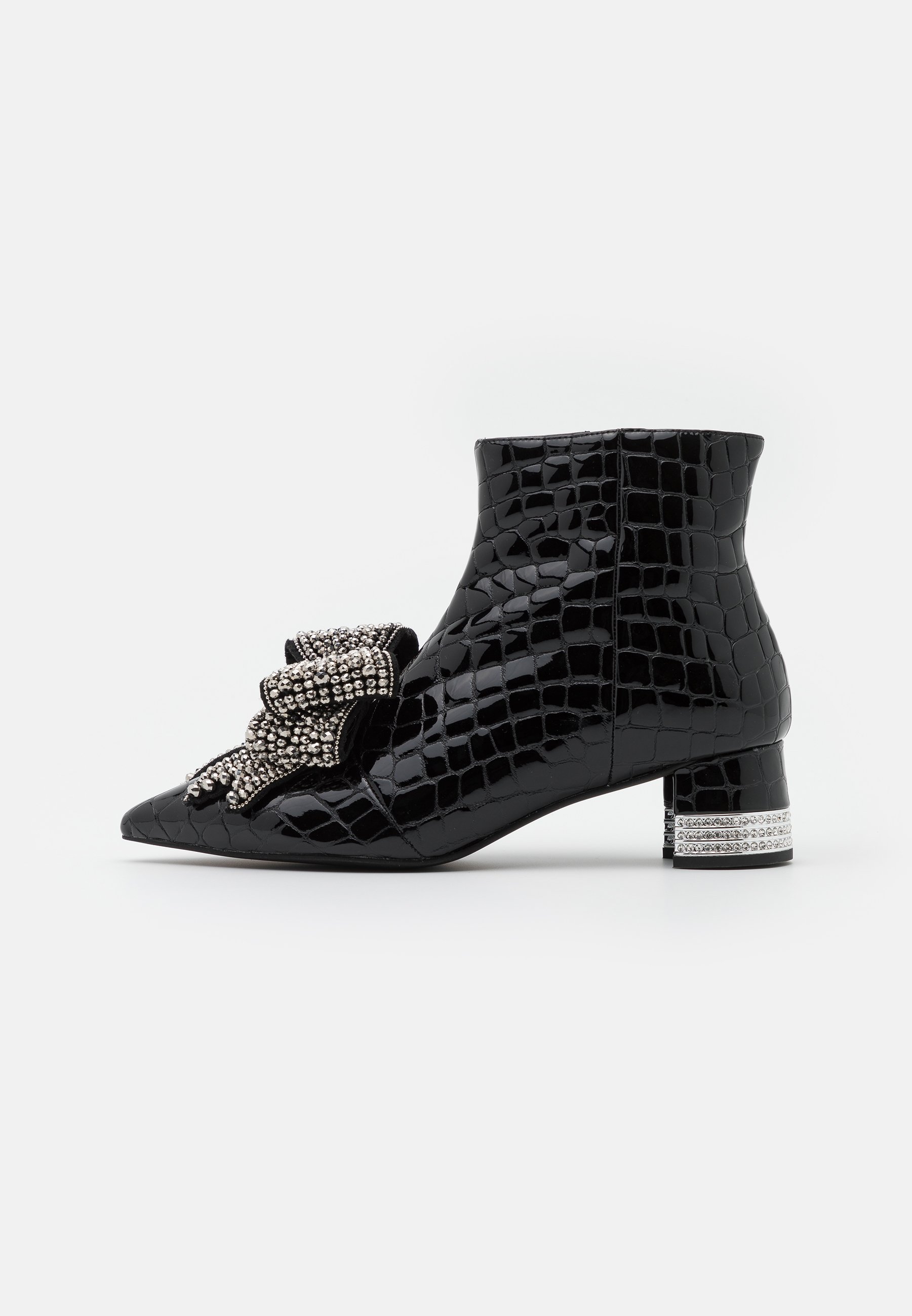 Escarpins Jeffrey Campbell Fairchild – Talon Aiguille, Mule Bijoutée, Blanc, Taille 7.5 US