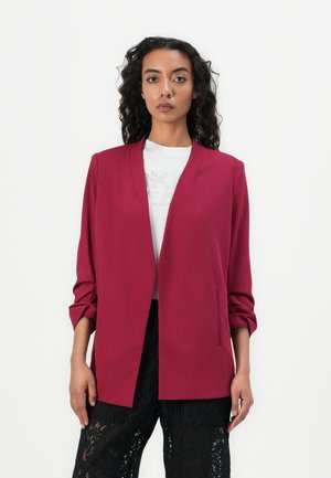 FOUNDATION OPEN FRONT JACKET POCKETS - Bleizeris - beet