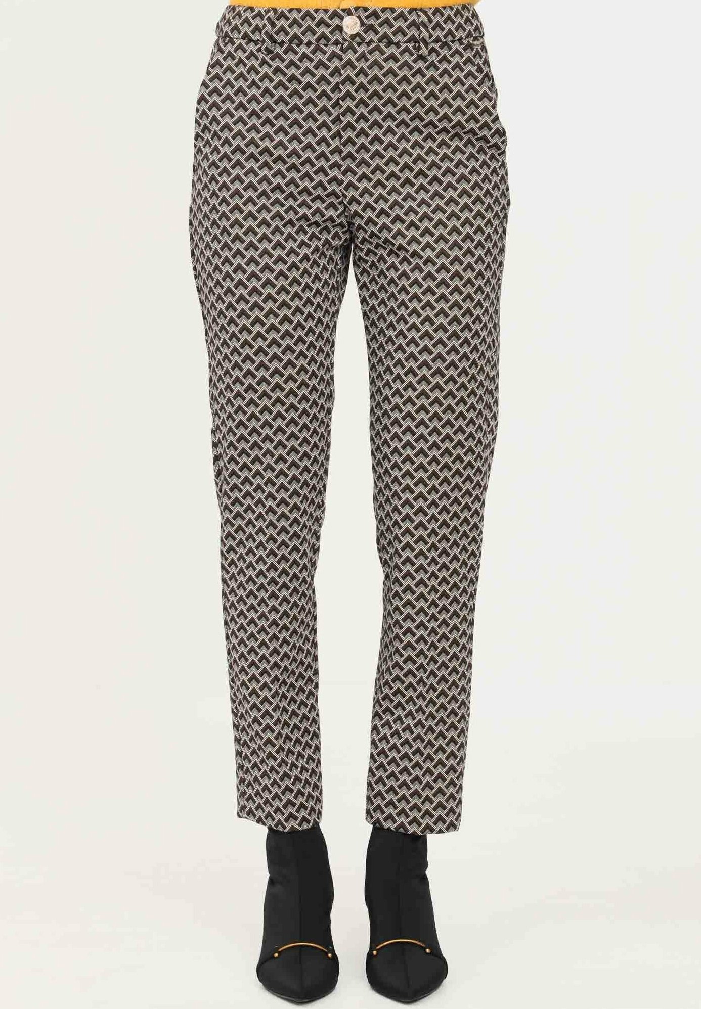 LIU JO Pantaloni - geom moro nero panna/grigio - Zalando.it