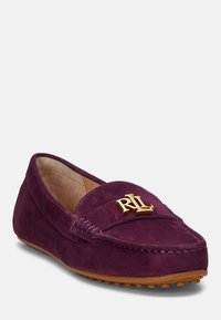 Lauren Ralph Lauren BARNSBURY SUEDE LOAFER - Moccasins - pinot noir