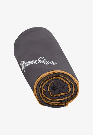 NirvanaShape Strandtuch - grau oranger rand