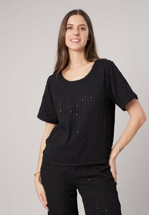 DEELUXE, DEELUXE ORIGINAL T-SHIRT BEVERLY - Blouse - schwarz