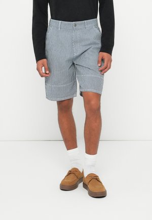 TINDALE STRIPE  - Lühikesed teksad - bleached blue