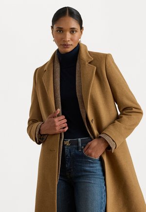 WOOL-BLEND COAT - Klasický kabát - new vicuna