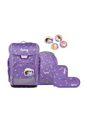 CUBO LIGHT SET - Schulranzen Set - ponybäradies - lavendel