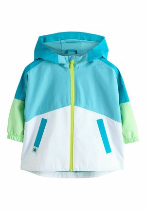 Next, REGULAR FIT - CAGOULE - Impermeable - green colour block