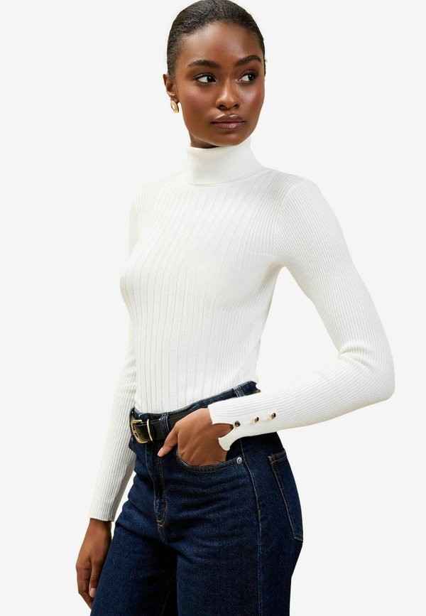 ROLL NECK - Strickpullover - ivory