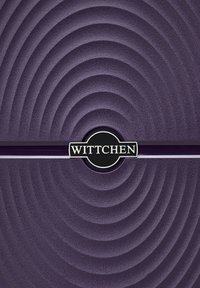 WITTCHEN purple textured background features concentric ripple patterns with a black circular logo in the center and a horizontal accent line.