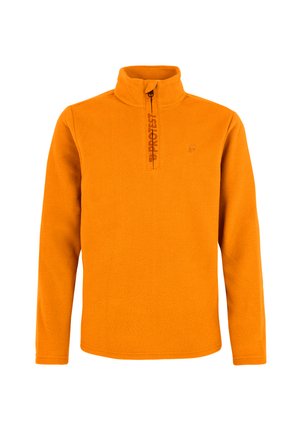 Fleece trui - caramel yellow