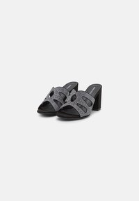Anna Field Mules de tacón - black