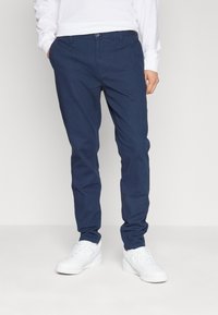 Only & Sons - ONSMARK SLIM TAPERED - Chino stiliaus kelnės - navy blazer Miniatiūros vaizdas 1