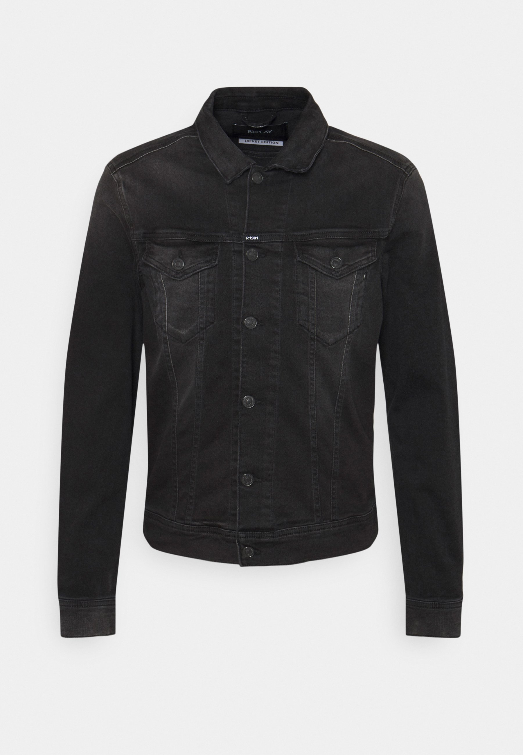 Replay Denim jacket - black/black denim 