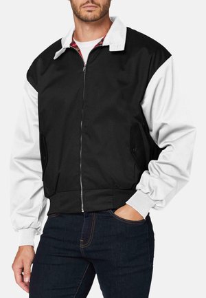 HARRINGTON - Übergangsjacke - schwarz weiß