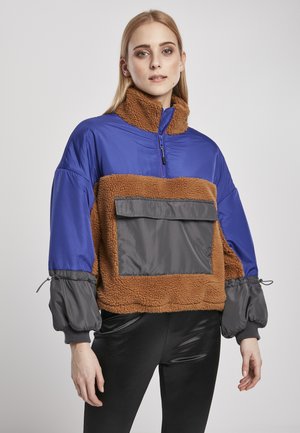 SHERPA TONE  - Fleece jacket - toffee/bluepurple