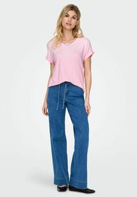 ONLY MOSTER O-NECK - Bluse - roseate spoonbill