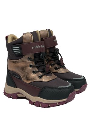 Botine cu șireturi - raisin