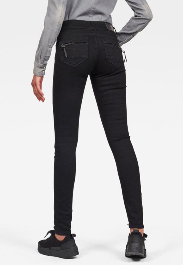 Shop G-Star RAW Dames 3D Ultra High Fatigue Broek Zwart op Novifashion.nl