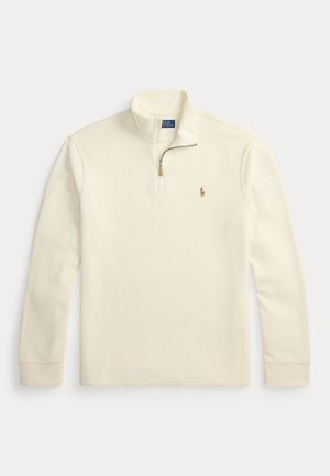 Polo Ralph Lauren ESTATE-RIB QUARTER-ZIP PULLOVER - Trui - parchment cream