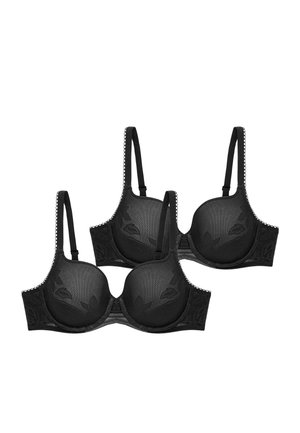 2-PACK  - Bøjle-bh - black