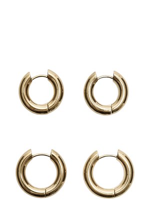 PACK OF 2 WATERPROOF HOOP  - Orecchini - yellow