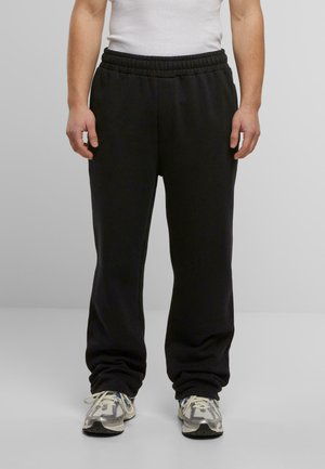 Urban Classics VINTAGE HEAVY - Joggebukse - black