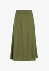 CURVE - Falda larga - olive green