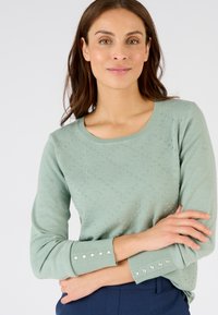 Damart MOTIF LOSANGES - Pullover - vert jade