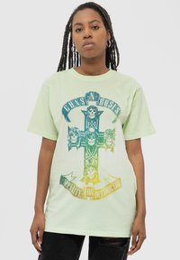 Paradiso Clothing GUNS N ROSES USE YOUR ILLUSION TOUR DIP DYE WASH - Print T-shirt - green