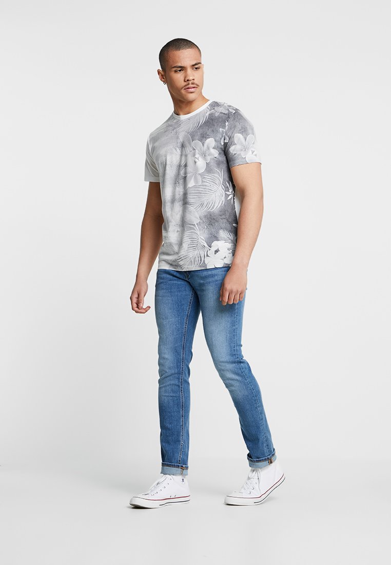 Jack \u0026 Jones JJIGLENN JJORIGINAL - Slim fit jeans - blue denim -  Zalando.co.uk