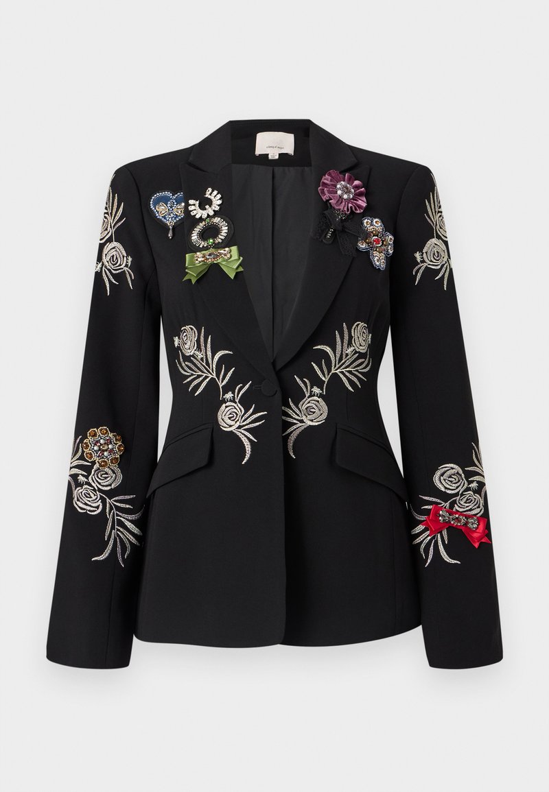 Cinq à Sept HERITAGE ROSE CHEYENNE - Blazer - black/multi-coloured/noir ...