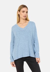 SC-BIARA 90. - Top s dlouhým rukávem - 96160 cashmere blue melange