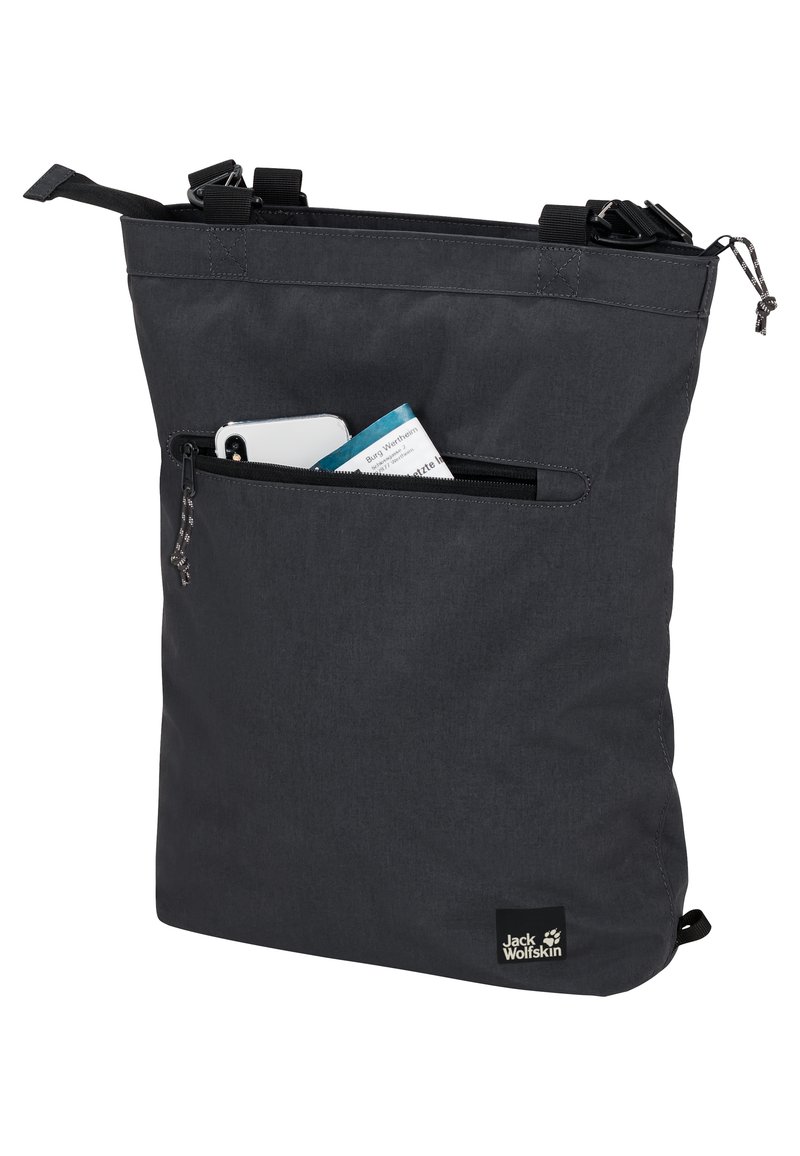Herren Umhängetaschen | Jack Wolfskin FUNKTION AUS RECYCELTEM MATER Shopping Bag phantom/anthrazit - KJ98319 Herren Umhängetaschen | Jack Wolfskin FUNKTION AUS RECYCELTEM MATER Shopping Bag phantom/anthrazit - KJ98319