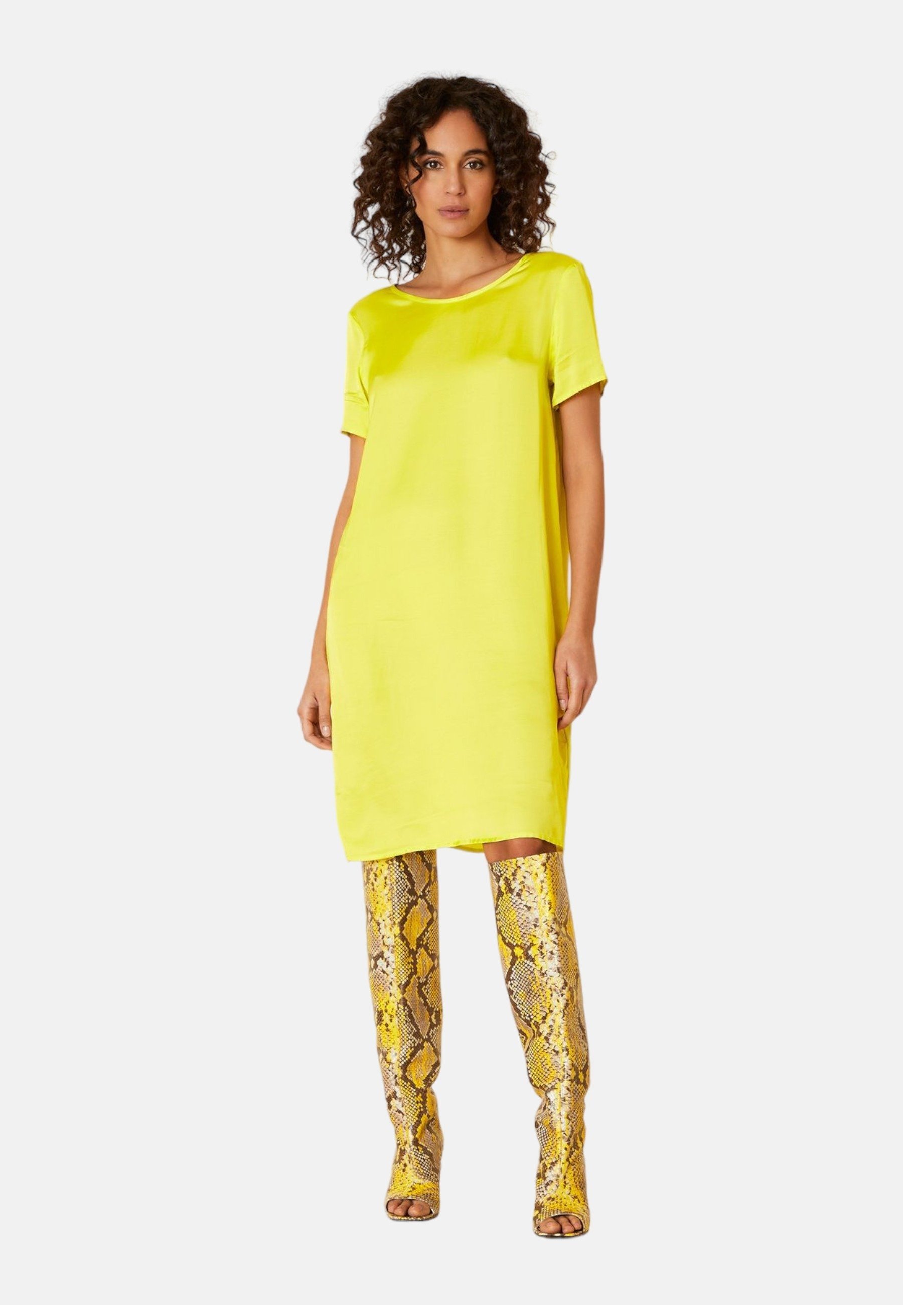 Manila Grace Vestito casual giallo