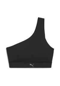 BRA ONE SHOULDER - Αθλητικό σουτιέν ελαφριάς στήριξης - puma black
