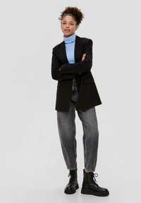 QS MIT ROLLKRAGEN - Langarmshirt - himmelblau