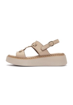 Sandales à plateforme - creme