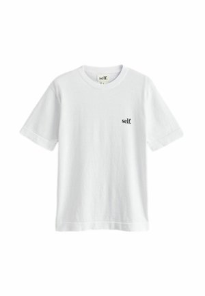 REGULAR FIT  - Apdrukāts T-krekls - white