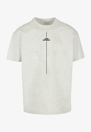 THINK DIFFERENT HEAVY - Nyomott mintás póló - lightgrey